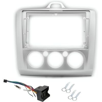 sound-way Kit de montagem de moldura para ecrã rádio 9" adaptador para Ford Focus 2005-2011 manual do clima, sound-way Kit de montagem de moldura para ecrã rádio 9" adaptador para Ford Focus 2005-2011 manual do clima,