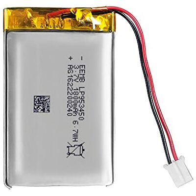 EEMB Lithium Polymer Bateria 3,7 V 1800 mAh 953450 pacote de bateria recarregável tipo com conector JST para VXI Blue Parrott: confirme a polaridade do dispositivo e do conector antes de comprar EEMB Lithium Polymer Bateria 3,7 V 1800 mAh 953450 pacote de bateria recarregável tipo com conector JST para VXI Blue Parrott: confirme a polaridade do dispositivo e do conector antes de comprar