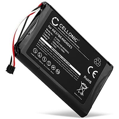 CELLONIC Bateria compatível com Garmin Edge 810, 800, KE37BE49D0DX3 1000 mAh, 3,7 V, iões de lítio para Garmin Edge Touring, 361-00035-00 CELLONIC Bateria compatível com Garmin Edge 810, 800, KE37BE49D0DX3 1000 mAh, 3,7 V, iões de lítio para Garmin Edge Touring, 361-00035-00