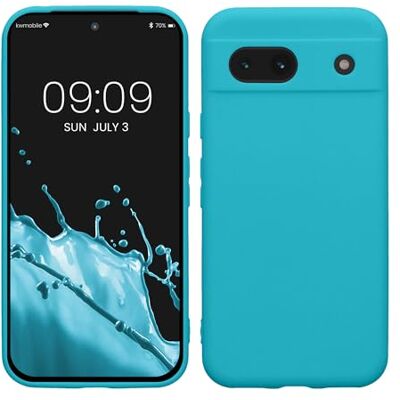 kwmobile Capa Compatível com Google Pixel 8a com Bordas elevadas Suporte para Carregamento sem fio Glaciar Cool Mate kwmobile Capa Compatível com Google Pixel 8a com Bordas elevadas Suporte para Carregamento sem fio Glaciar Cool Mate