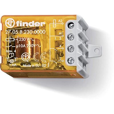 FINDER Série 27 Rele encastrado interruptor 4 setor 230vac FINDER Série 27 Rele encastrado interruptor 4 setor 230vac