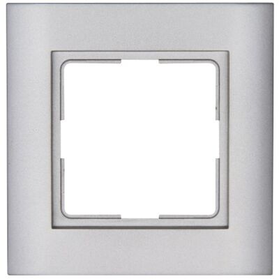 Kopp - Athenis - 1 módulo - aço inoxidável - Placa frontal Kopp - Athenis - 1 módulo - aço inoxidável - Placa frontal