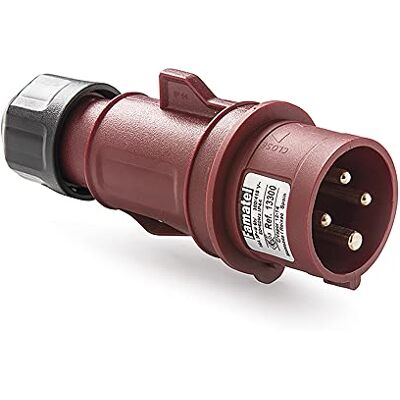 Famatel Pegada IP44 3P+T 16A 380-415V Vermelho Famatel Pegada IP44 3P+T 16A 380-415V Vermelho