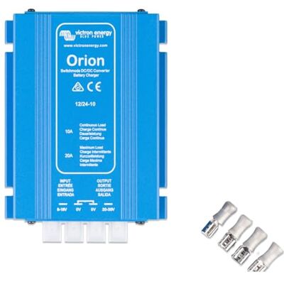 Victron Energy Orion IP20 12/24-Volts 10 Amperes Conversor de CC para CC Não Isolável, Alta Potência Victron Energy Orion IP20 12/24-Volts 10 Amperes Conversor de CC para CC Não Isolável, Alta Potência