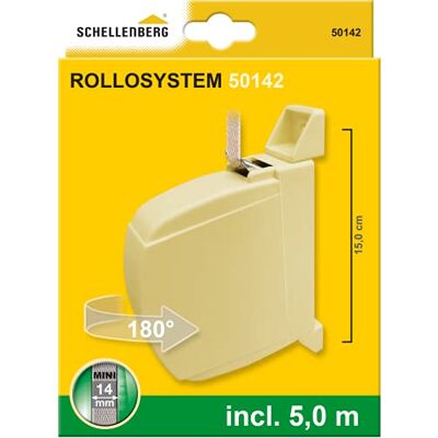 Schellenberg Enrolador, carretel oscilante, incluindo fita de persiana, bege Schellenberg Enrolador, carretel oscilante, incluindo fita de persiana, bege