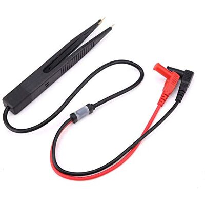Walfront Multímetros pontas de onda SMD SMT chip de teste de capacidade pen clip Conexão banana multímetro para medir resistências e condensadores, teste universal em placas de precisão Walfront Multímetros pontas de onda SMD SMT chip de teste de capacidade pen clip Conexão banana multímetro para medir resistências e condensadores, teste universal em placas de precisão