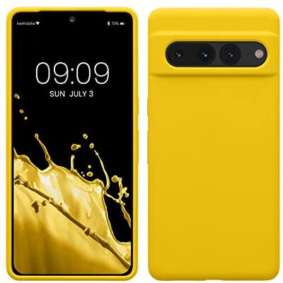 kwmobile Capa compatível com Google Pixel 7 Pro Case de TPU e silicone à prova de choque Compatível com carregamento sem fio Amarelo fluorescente kwmobile Capa compatível com Google Pixel 7 Pro Case de TPU e silicone à prova de choque Compatível com carregamento sem fio Amarelo fluorescente