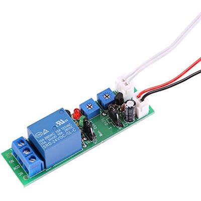 Walfront Relé temporizador cíclico ajustável com On/Off e atraso DC 5 V 12 V 24 V Walfront Relé temporizador cíclico ajustável com On/Off e atraso DC 5 V 12 V 24 V