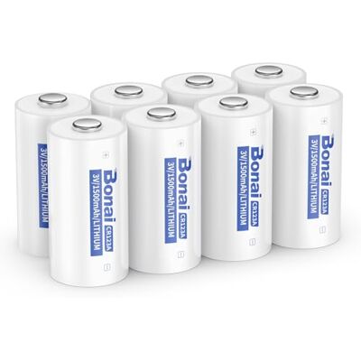 BONAI CR123A Pilhas de lítio 3V 8 peças bateria de alta capacidade 123A 123 C123, poder duradouro, adequada para lanternas, câmaras, brinquedos, microfones (não recarregáveis) BONAI CR123A Pilhas de lítio 3V 8 peças bateria de alta capacidade 123A 123 C123, poder duradouro, adequada para lanternas, câmaras, brinquedos, microfones (não recarregáveis)