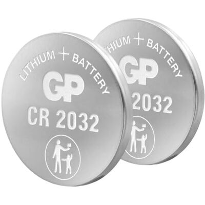 GP Batteries Lithium Cell CR2032 Bateria de uso único Lítio 3 V pilhas (Bateria de uso único, CR2032, lítio, botão/moeda, 3 V, 2 peças(s)) GP Batteries Lithium Cell CR2032 Bateria de uso único Lítio 3 V pilhas (Bateria de uso único, CR2032, lítio, botão/moeda, 3 V, 2 peças(s))