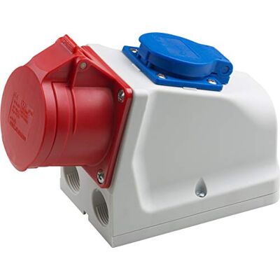 Tomada Meister - 7424060 - CEE 5 pinos Vermelho 400 V 16 A Tomada Meister - 7424060 - CEE 5 pinos Vermelho 400 V 16 A