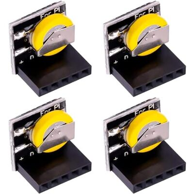 ARCELI 4 unidades módulo de memória para relógio RTC de alta precisão para Arduino Raspberry Pi ARCELI 4 unidades módulo de memória para relógio RTC de alta precisão para Arduino Raspberry Pi