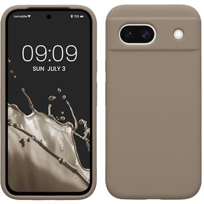 kwmobile Carcasa Compatível com Google Pixel 8a Capa Case de TPU e Silicone à prova de choque Adequado para carregamento sem fio Marrom Topo kwmobile Carcasa Compatível com Google Pixel 8a Capa Case de TPU e Silicone à prova de choque Adequado para carregamento sem fio Marrom Topo