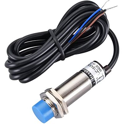 Heschen M18 Interruptor de sensor de proximidade capacitiva, tipo sem escudo, LJC18A3-B-Z/AX, detetor 1-10 mm, 10-30 VDC 200 mA, NPN normalmente fechado (NC), 3 cabos Heschen M18 Interruptor de sensor de proximidade capacitiva, tipo sem escudo, LJC18A3-B-Z/AX, detetor 1-10 mm, 10-30 VDC 200 mA, NPN normalmente fechado (NC), 3 cabos