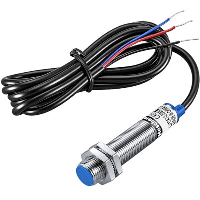 Heschen M12 Sensor de proximidade indutivo interruptor, escudo tipo, LJ12A3-2-Z/BX, detetor de 2 mm, 10-30 VDC 200 mA, NPN normalmente aberto (NO), 3 cabos Heschen M12 Sensor de proximidade indutivo interruptor, escudo tipo, LJ12A3-2-Z/BX, detetor de 2 mm, 10-30 VDC 200 mA, NPN normalmente aberto (NO), 3 cabos