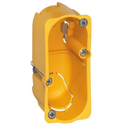 Legrand 80040 Interruptor Paneles de yeso, 1 módulo, profundidad 40 mm, diámetro de perforación 2 x 32 mm, muchas entradas desbloqueables Legrand 80040 Interruptor Paneles de yeso, 1 módulo, profundidad 40 mm, diámetro de perforación 2 x 32 mm, muchas entradas desbloqueables