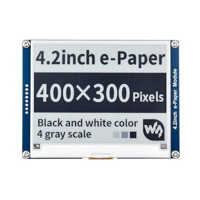 WAVESHARE DEBO EPA 4.2 - Tela E-Ink - Preto/Branco - Tipo de produto WAVESHARE DEBO EPA 4.2 - Tela E-Ink - Preto/Branco - Tipo de produto