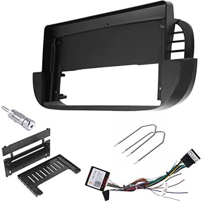sound-way Kit de montagem automática, moldura rádio para carro de 9 polegadas, adaptador compatível com Fiat 500 (2007-2015) sound-way Kit de montagem automática, moldura rádio para carro de 9 polegadas, adaptador compatível com Fiat 500 (2007-2015)
