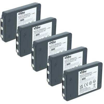 vhbw 5X bateria substitui Autec MHM03, LPM01LI, LPM01 para controlo remoto industrial (2000 mAh, 3,7 V, Li-Poli) preto LPM01LI, LPM01 para mando a distancia industrial (2000 mAh, 3,7 V, Li-poli) negro vhbw 5X bateria substitui Autec MHM03, LPM01LI, LPM01 para controlo remoto industrial (2000 mAh, 3,7 V, Li-Poli) preto LPM01LI, LPM01 para mando a distancia industrial (2000 mAh, 3,7 V, Li-poli) negro