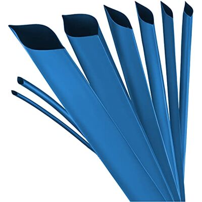 ISOLATECH Tubo termoretrátil azul por metros sem adesivo Ø 4,5 mm 2 metros 3:1 conjunto poliolefina para isolar cabos ligações soldadas sem etiquetar resistente aos raios UV (Ø 4,5 mm 2 metros) ISOLATECH Tubo termoretrátil azul por metros sem adesivo Ø 4,5 mm 2 metros 3:1 conjunto poliolefina para isolar cabos ligações soldadas sem etiquetar resistente aos raios UV (Ø 4,5 mm 2 metros)
