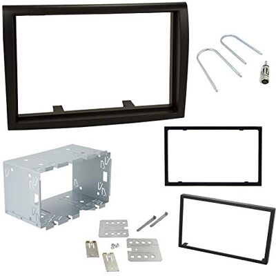 sound-way Sound Way Kit de montagem frontal de rádio para carro, 2 DIN, com embelezador sound-way Sound Way Kit de montagem frontal de rádio para carro, 2 DIN, com embelezador