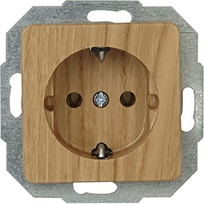 Kopp 914830089 - Tomada com terra - Carvalho natural - Presa con contatto di terra - Presa con contatto di terra Milano - in rovere naturale Kopp 914830089 - Tomada com terra - Carvalho natural - Presa con contatto di terra - Presa con contatto di terra Milano - in rovere naturale