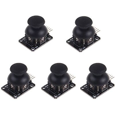 ARCELI 5 unidades PS2 joystick jogo controlador XY Dual axis Joystick Breakout módulo para Arduino ARCELI 5 unidades PS2 joystick jogo controlador XY Dual axis Joystick Breakout módulo para Arduino