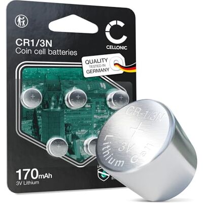 CELLONIC CR1/3N Pilha de botão coleiras para cães 5X (Lithium, 170 mAh, 3 V) CELLONIC CR1/3N Pilha de botão coleiras para cães 5X (Lithium, 170 mAh, 3 V)