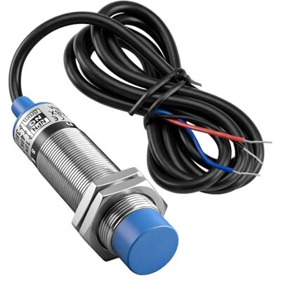 Heschen M18 Indutivo sensor de proximidade interruptor, tipo não-escudo, LJ18A3-8-Z/BX, detetor 8 mm, 10-30 VDC 200 mA, NPN normalmente aberto (NO), 3 fios Heschen M18 Indutivo sensor de proximidade interruptor, tipo não-escudo, LJ18A3-8-Z/BX, detetor 8 mm, 10-30 VDC 200 mA, NPN normalmente aberto (NO), 3 fios