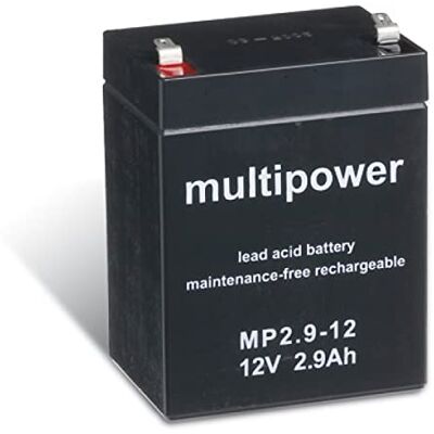 Powery Bateria selada de chumbo (multipower) MP2,9-12 Powery Bateria selada de chumbo (multipower) MP2,9-12
