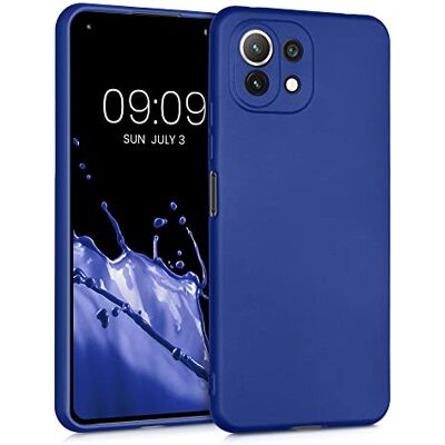 kwmobile Capa para Xiaomi 11 Lite (5G) NE/Mi 11 Lite (5G) Capa TPU e Silicone Ultrafino Antichoque com Bordas elevadas Compatível com Carregamento sem fio Azul Metálico kwmobile Capa para Xiaomi 11 Lite (5G) NE/Mi 11 Lite (5G) Capa TPU e Silicone Ultrafino Antichoque com Bordas elevadas Compatível com Carregamento sem fio Azul Metálico