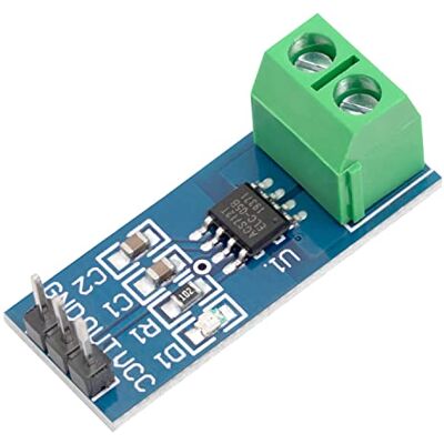 AZDelivery ACS712 Sensor de corrente 20A módulo de faixa de medição compatível com Arduino com E-Book incluído! AZDelivery ACS712 Sensor de corrente 20A módulo de faixa de medição compatível com Arduino com E-Book incluído!