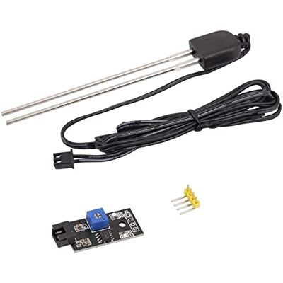 AZDelivery Sensor de humidade do solo, detetor de humidade e medidor de humidade vegetal com sonda resistente à corrosão para sistema de rega automático compatível com Arduino e Raspbery Pi AZDelivery Sensor de humidade do solo, detetor de humidade e medidor de humidade vegetal com sonda resistente à corrosão para sistema de rega automático compatível com Arduino e Raspbery Pi