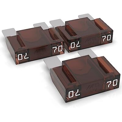 AUPROTEC Maxi FuSJFS 20A 80A seleção de lâminas fusível: 70A Ampere castanho, 3 peças AUPROTEC Maxi FuSJFS 20A 80A seleção de lâminas fusível: 70A Ampere castanho, 3 peças