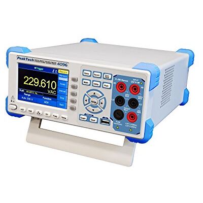 PeakTech 4096 – Multímetro digital 200000 contas gráficas RMS (até 100 kHz) com interface LAN e USB, RS-232 com ecrã a cores TFT de 4", 1 milhão de pontos máximo 150 valores/seg PeakTech 4096 – Multímetro digital 200000 contas gráficas RMS (até 100 kHz) com interface LAN e USB, RS-232 com ecrã a cores TFT de 4", 1 milhão de pontos máximo 150 valores/seg