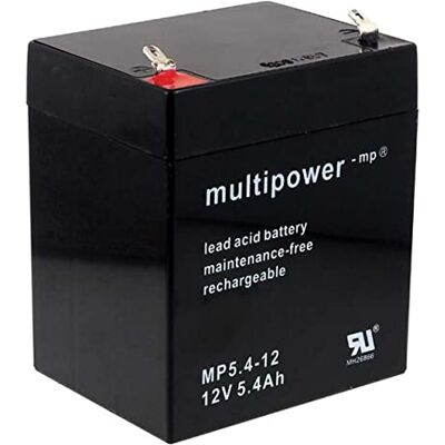 Powery Bateria selada de chumbo (multipower) MP5,4-12 Powery Bateria selada de chumbo (multipower) MP5,4-12