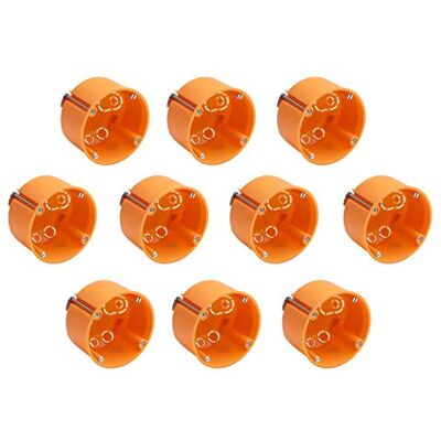 MEISTER - Presa incasso 35mm - Laranja - 10 peças - Electrical box MEISTER - Presa incasso 35mm - Laranja - 10 peças - Electrical box