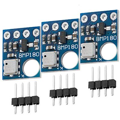 AZDelivery 3 x GY-68 BMP180 sensor barométrico de pressão de ar e temperatura compatível com Arduino com E-Book incluído! AZDelivery 3 x GY-68 BMP180 sensor barométrico de pressão de ar e temperatura compatível com Arduino com E-Book incluído!