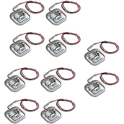 DollaTek 10 unidades 50 kg. Carregamento da célula de carga corporal sensor resistência deformação meia ponte original para DIY Arduino Etc DollaTek 10 unidades 50 kg. Carregamento da célula de carga corporal sensor resistência deformação meia ponte original para DIY Arduino Etc
