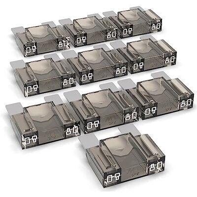 AUPROTEC Maxi Fusíveis 20A 80A Fusível de Lâmina seleção: 80A Ampere Branco, 10 Peças AUPROTEC Maxi Fusíveis 20A 80A Fusível de Lâmina seleção: 80A Ampere Branco, 10 Peças