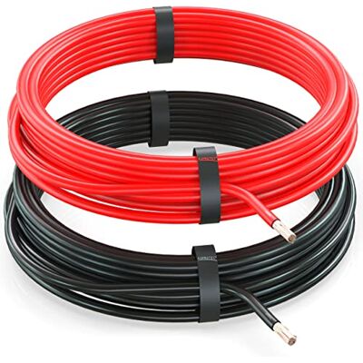 AUPROTEC Cabo elétrico para automóvel 4,0 mm² 2 cores de 10 m FLRY-B em anel AUPROTEC Cabo elétrico para automóvel 4,0 mm² 2 cores de 10 m FLRY-B em anel