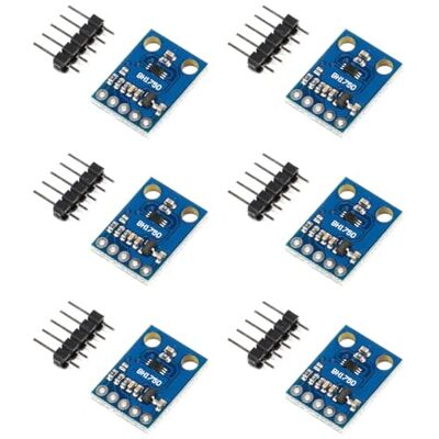 GERUI 6-Pcs GY-302 BH1750 BH1750FVI digital intensidade da luz sensor de brilho intensidade da luz módulo de iluminação 3 V 5 V Power para AVR Arduino GERUI 6-Pcs GY-302 BH1750 BH1750FVI digital intensidade da luz sensor de brilho intensidade da luz módulo de iluminação 3 V 5 V Power para AVR Arduino