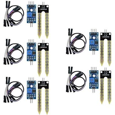 ARCELI 5 unidades higrómetro de solo deteção de humidade sensor de água módulo YL-69 sensor e módulo para Arduino ARCELI 5 unidades higrómetro de solo deteção de humidade sensor de água módulo YL-69 sensor e módulo para Arduino