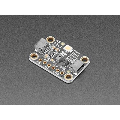 Adafruit AS7341 Sensor de luz/cor multiespectrômetro de 10 canais, 16 sensores de comprimento de onda, branco e infravermelho próximo, compatível com Arduino, Raspberry Pi Adafruit AS7341 Sensor de luz/cor multiespectrômetro de 10 canais, 16 sensores de comprimento de onda, branco e infravermelho próximo, compatível com Arduino, Raspberry Pi