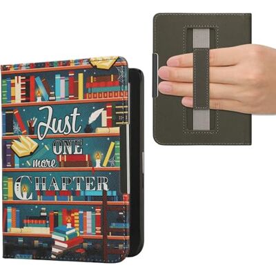 kwmobile Capa compatível com Kobo Clara BW/Colour Capa de e-Book com aba e alça de mão Apenas mais um capítulo kwmobile Capa compatível com Kobo Clara BW/Colour Capa de e-Book com aba e alça de mão Apenas mais um capítulo