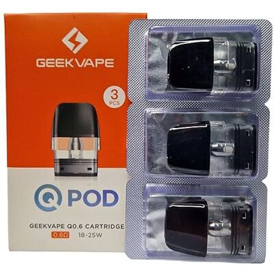 GEEKVAPE Q Cartridge 0,6 ohm 18-25 W Top filing Design for Sonder Q/Wenax Q kit -2 ml (3 peças 0,6 pouces) sem Nicotine GEEKVAPE Q Cartridge 0,6 ohm 18-25 W Top filing Design for Sonder Q/Wenax Q kit -2 ml (3 peças 0,6 pouces) sem Nicotine