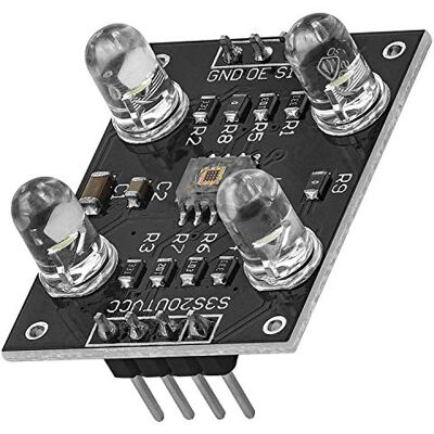 AZDelivery TCS230 TCS3200 Sensor de cores de detecção módulo sensor de reconhecimento de cores compatível com Arduino com E-Book incluído! AZDelivery TCS230 TCS3200 Sensor de cores de detecção módulo sensor de reconhecimento de cores compatível com Arduino com E-Book incluído!
