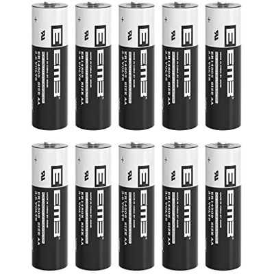 EEMB ER14505 Pilhas de lítio de 3,6 V AA LS 1450O SB-AA11 bateria (10 unidades) EEMB ER14505 Pilhas de lítio de 3,6 V AA LS 1450O SB-AA11 bateria (10 unidades)