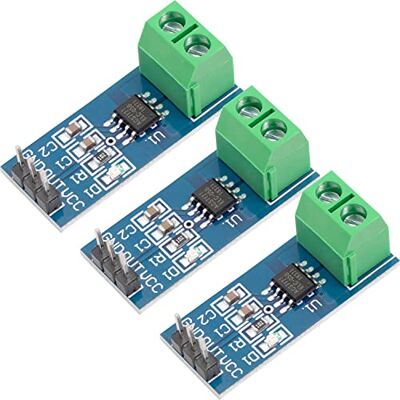 AZDelivery 3 x ACS712 Sensor de corrente 20A módulo de faixa de medição compatível com Arduino com E-Book incluído! AZDelivery 3 x ACS712 Sensor de corrente 20A módulo de faixa de medição compatível com Arduino com E-Book incluído!