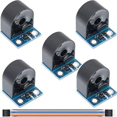 Youmile 5 peças 5A ZMCT103C faixa monofásica micro módulo transformador de corrente sensor de corrente AC placa de saída de precisão ativa com linha Dupont para Arduino Youmile 5 peças 5A ZMCT103C faixa monofásica micro módulo transformador de corrente sensor de corrente AC placa de saída de precisão ativa com linha Dupont para Arduino
